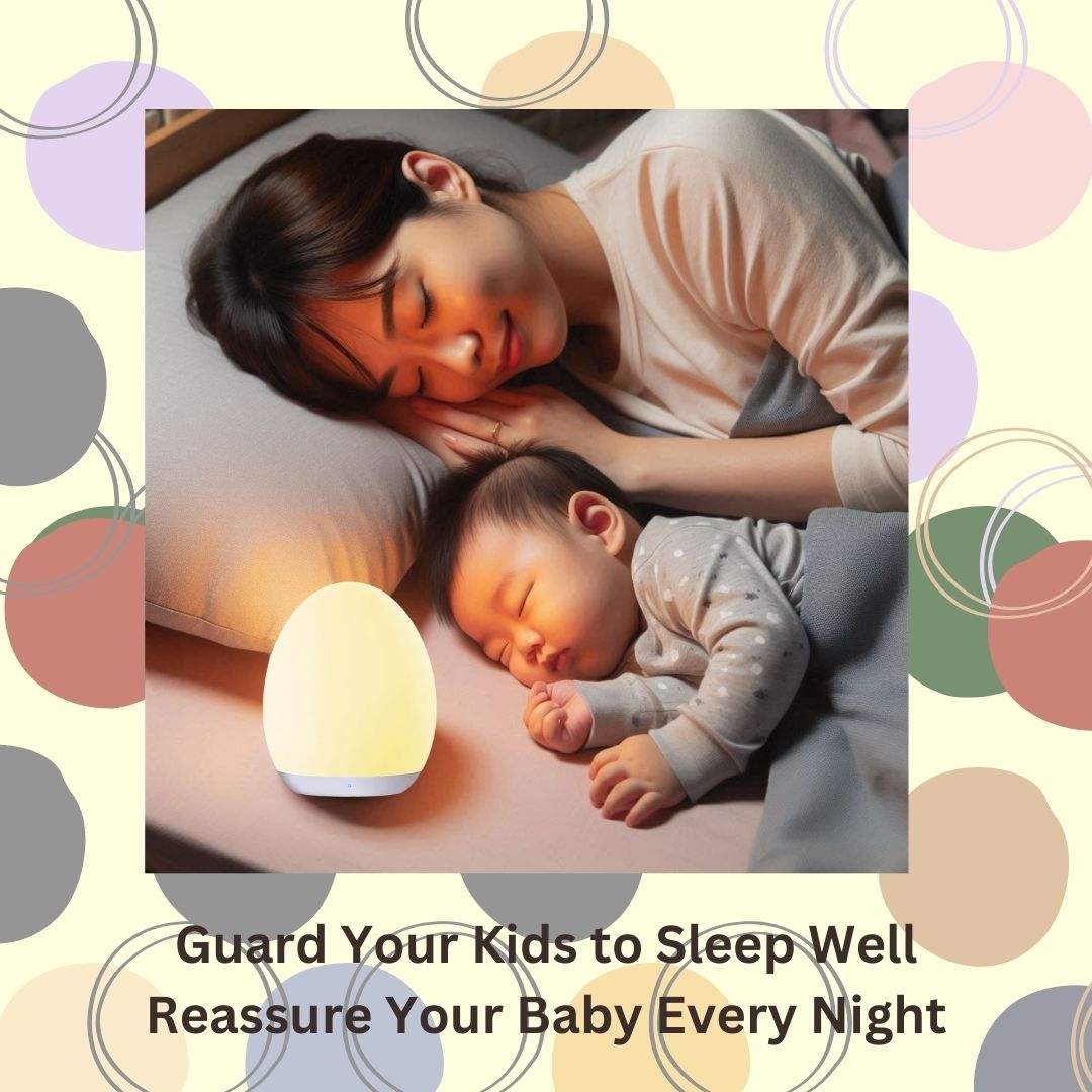 Neero Night Light for Kids, Baby Night Light with 7 Colors Changing & Dimming Function, Rechargeable Night Light with Touch Control