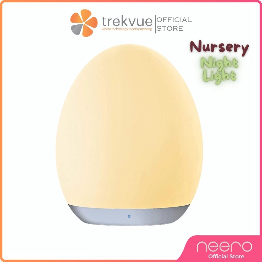 Neero Night Light for Kids, Baby Night Light with 7 Colors Changing & Dimming Function, Rechargeable Night Light with Touch Control